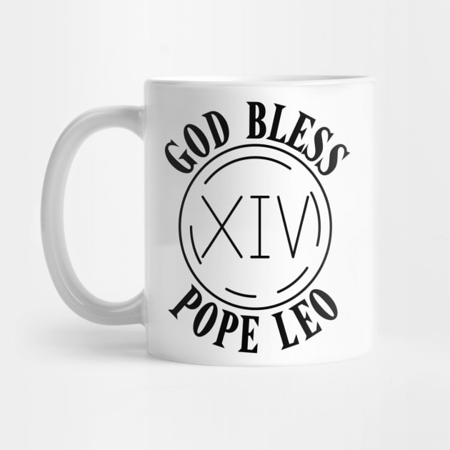 God-Bless-Pope-Leo-XIV by Creatifly Graphic Tees